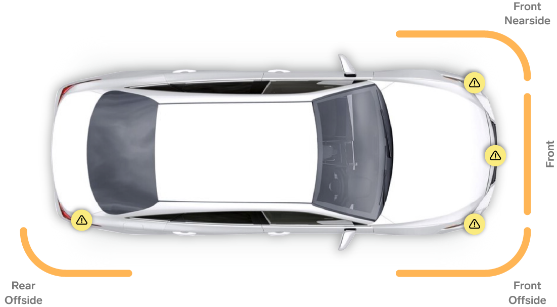 12 point vehicle damage check